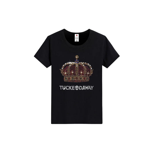Rhinestone Stylish Crown T-shirt