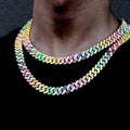 Cuban 13mm Colorful Miami Link Chain