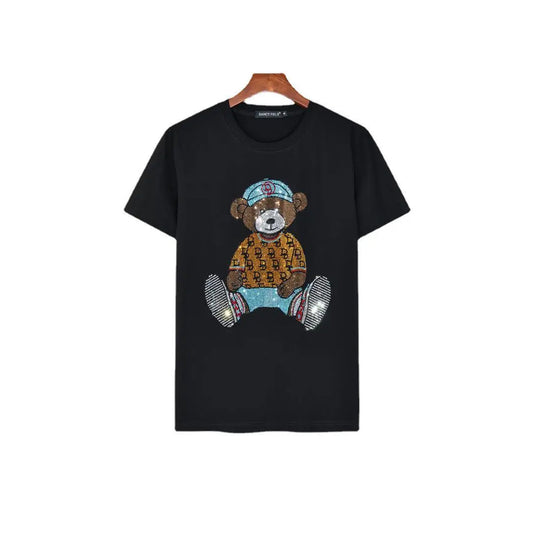 Rhinestone Heady Teddy T-shirt