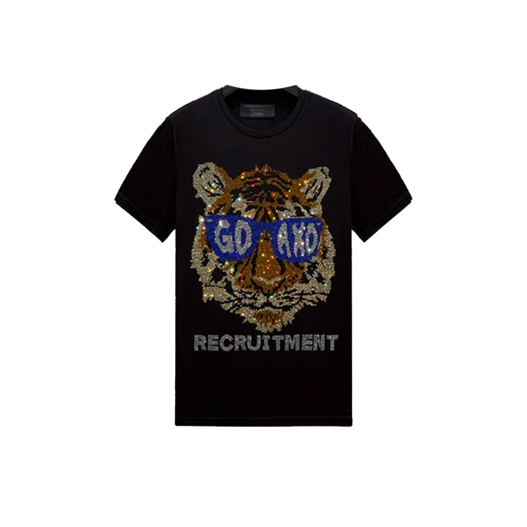 Rhinestone Tiger Swag T-shirt