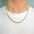 Cuban 4mm Rhinestone Tennis Link Chain