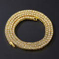 Cuban 4mm Crystal Rhinestone Chain